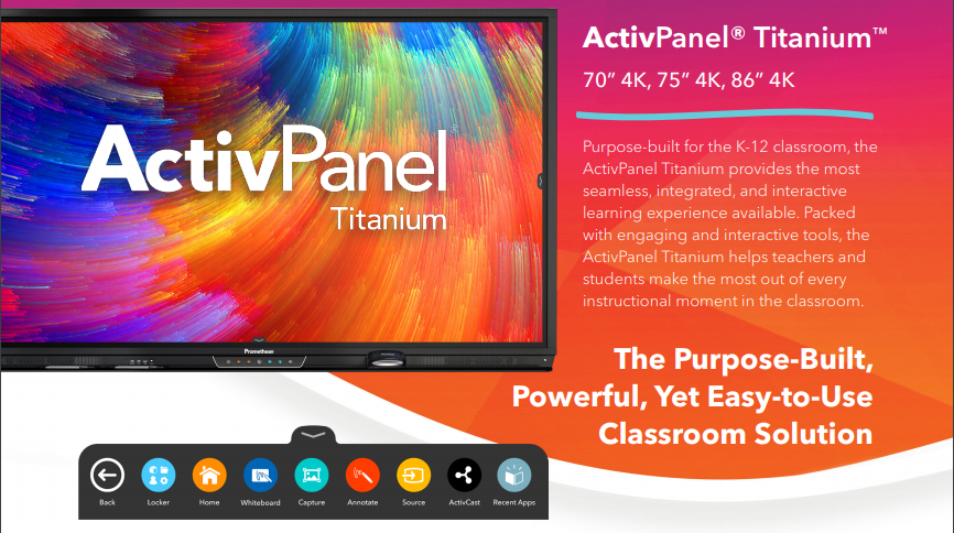 ActivPanel Titanium Series