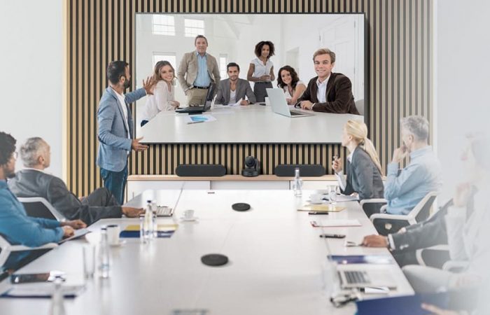 Samsung Meeting room w Logitech